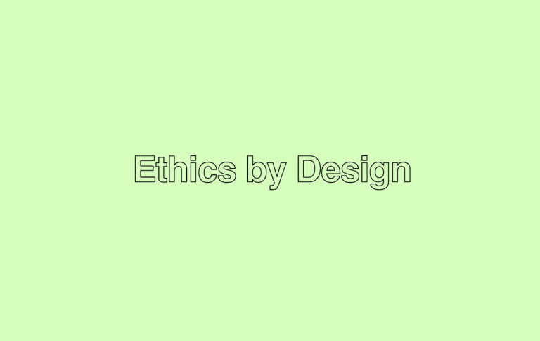 Ethics by design 2020
